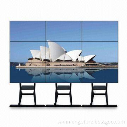 46-inch DID Spliced Video Wall, 1,920 x 1,080 Pixels Resolution and 180W Power